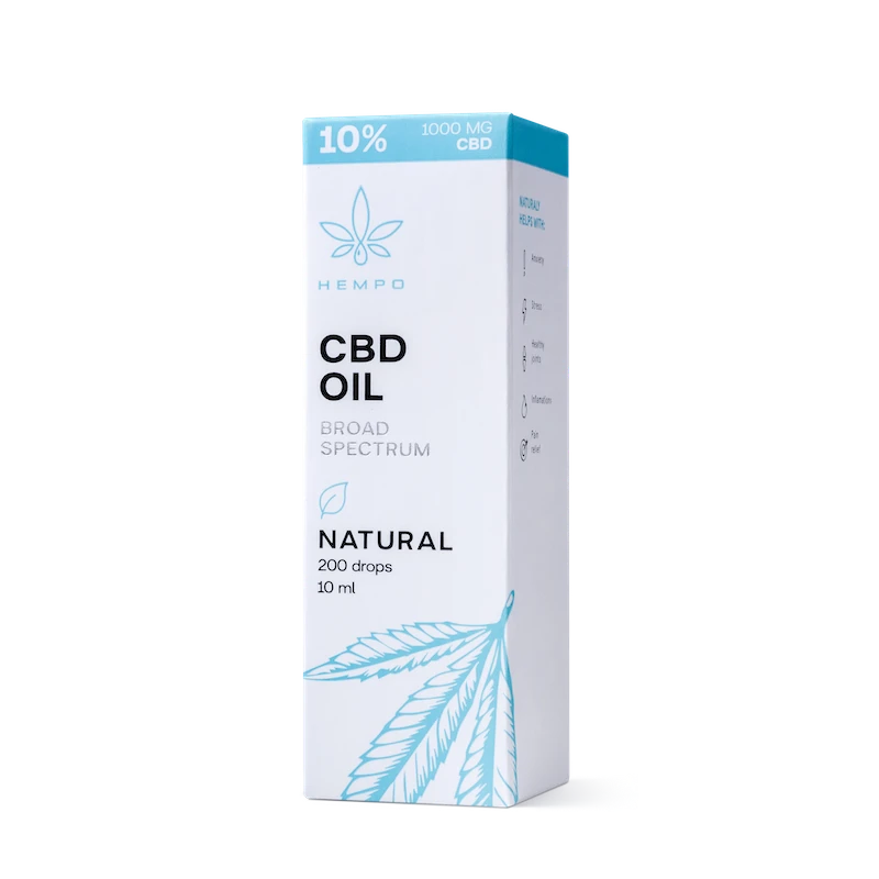 Hempo 10% CBD Oil without THC