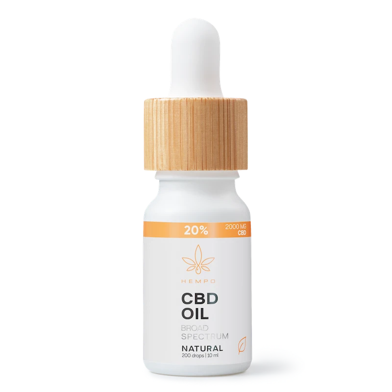 Hempo 20% CBD Oil Broad Spectrum THC free