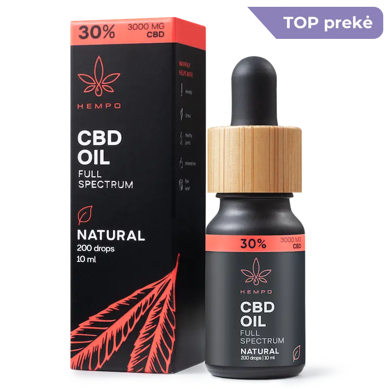 Stiprus CBD kanapių aliejus Hempo