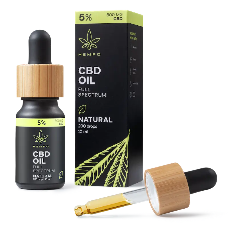 Hempo 5% CBD Oil for beginners