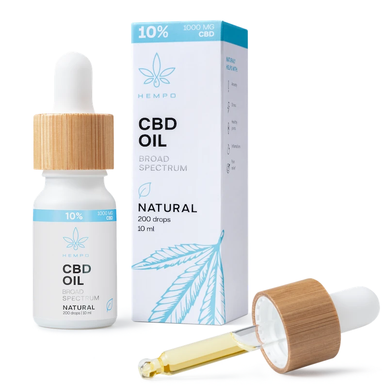 Hempo 10% CBD Oil without THC